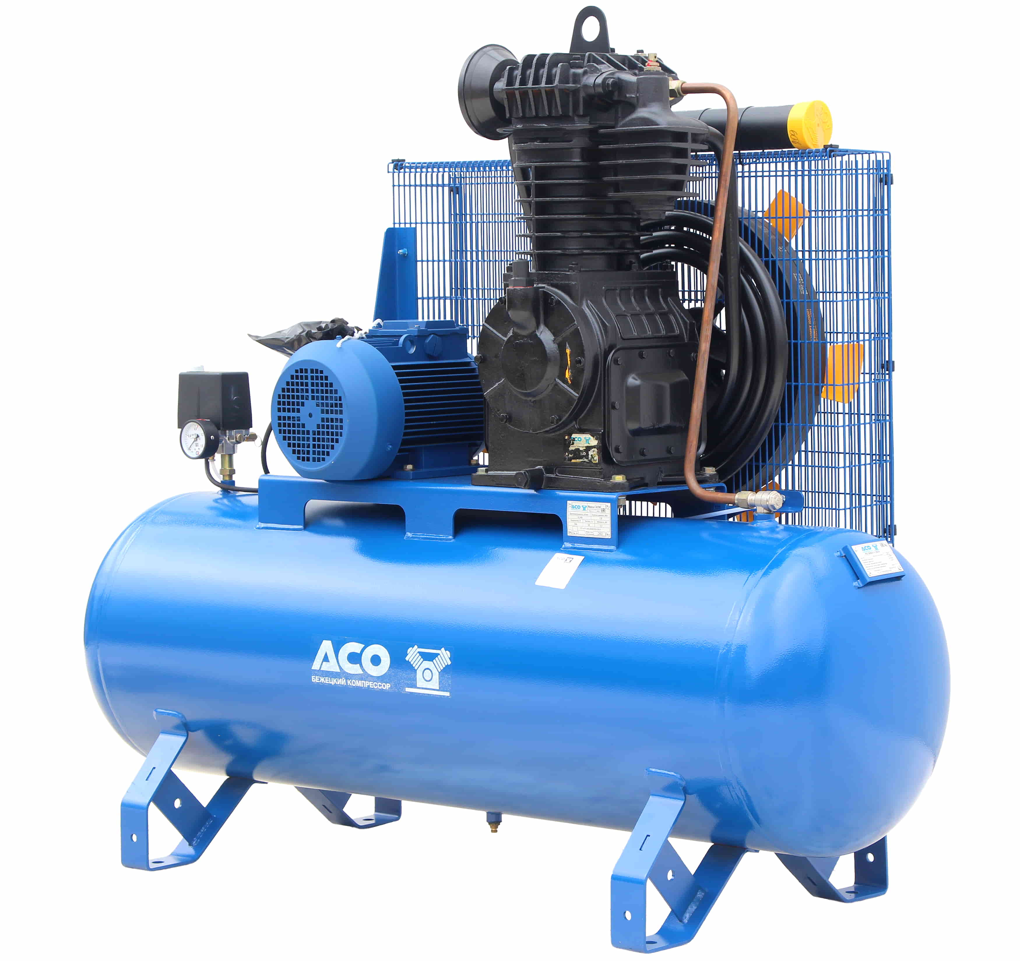 Поршневой компрессор с ременным приводом С415М