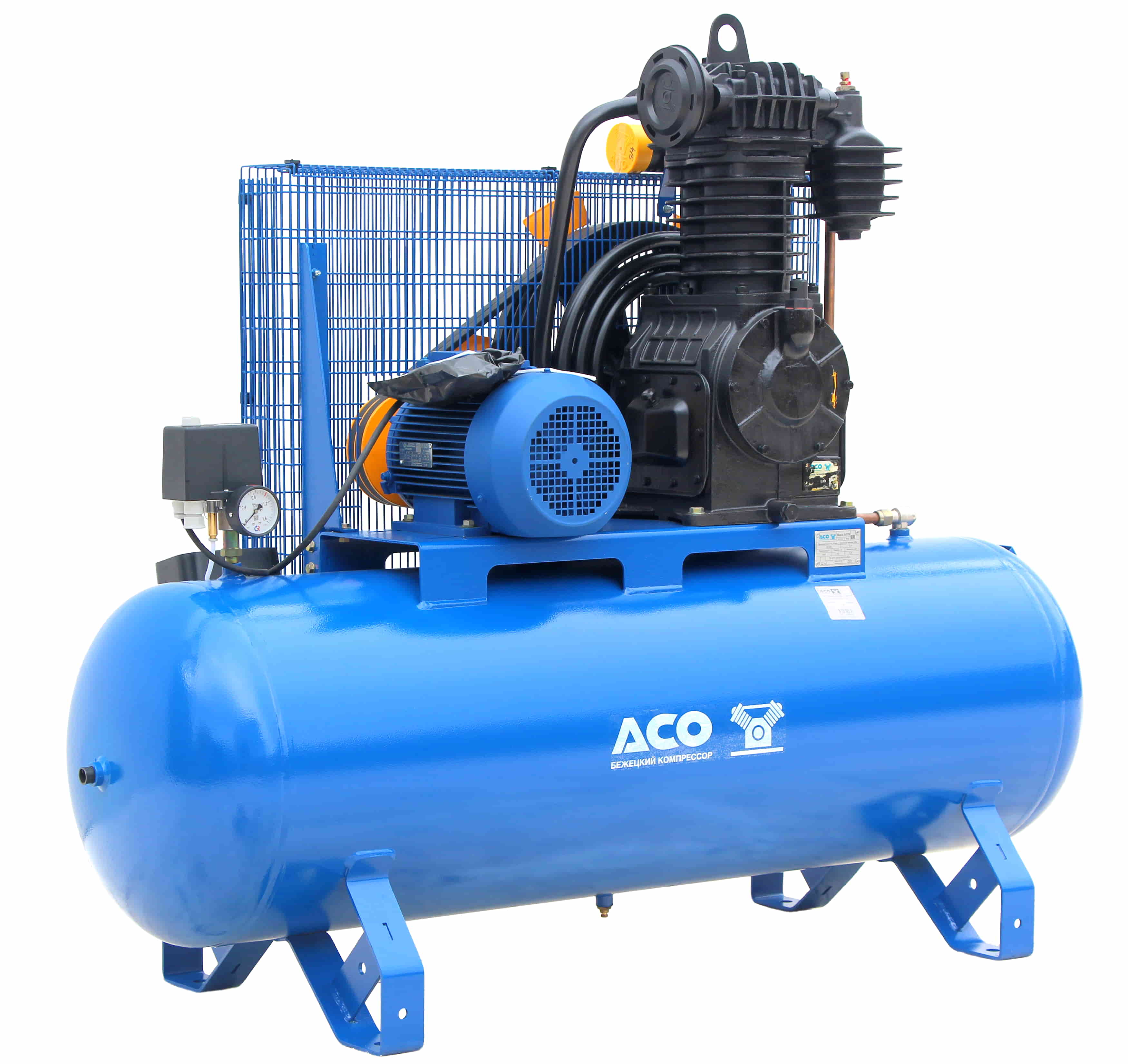 Поршневой компрессор с ременным приводом С415М