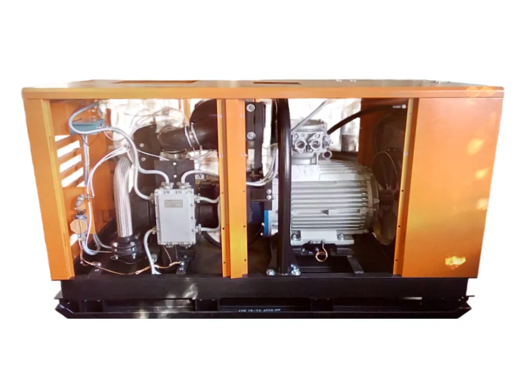 Станция компрессорная электрическая взрывозащищенная шахтная ЗИФ-ШВ 8,2/0,7 (660; 380 В, на салазках)