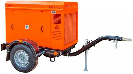 Станция компрессорная электрическая уличная ЗИФ-СВЭ-5,2/0,7 в кожухе с пакетом "Север"