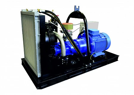 Станция компрессорная электрическая для неотапливаемого цеха нешумозаглушенная ЗИФ-СВЭ-12,0/1,0 без кожуха