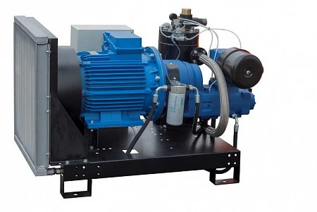 Станция компрессорная электрическая для неотапливаемого цеха нешумозаглушенная ЗИФ-СВЭ-4,4/1,0У без кожуха